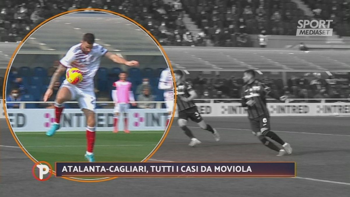 Atalanta-Cagliari, la moviola: da annullare il primo gol