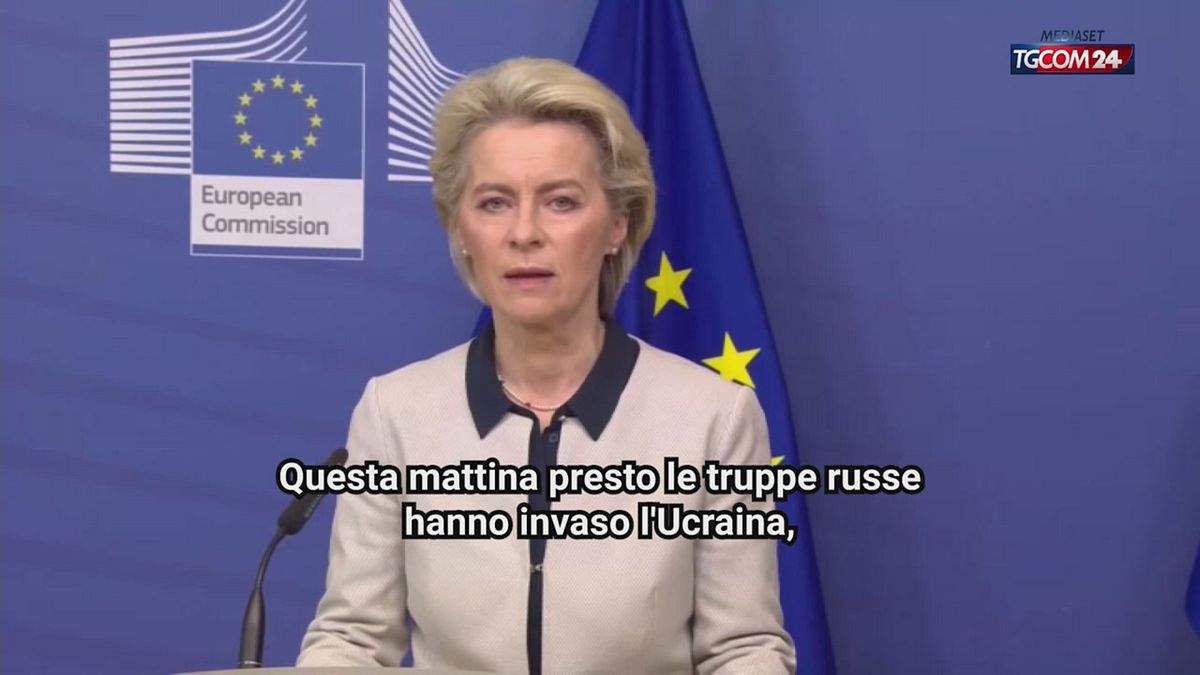 Ucraina, Von der Leyen: "L'obiettivo di Putin è colpire la stabilità europea, oggi nuove sanzioni"