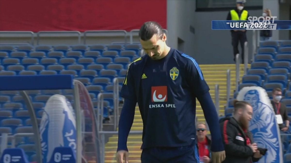 Ibrahimovic si allena con la Svezia