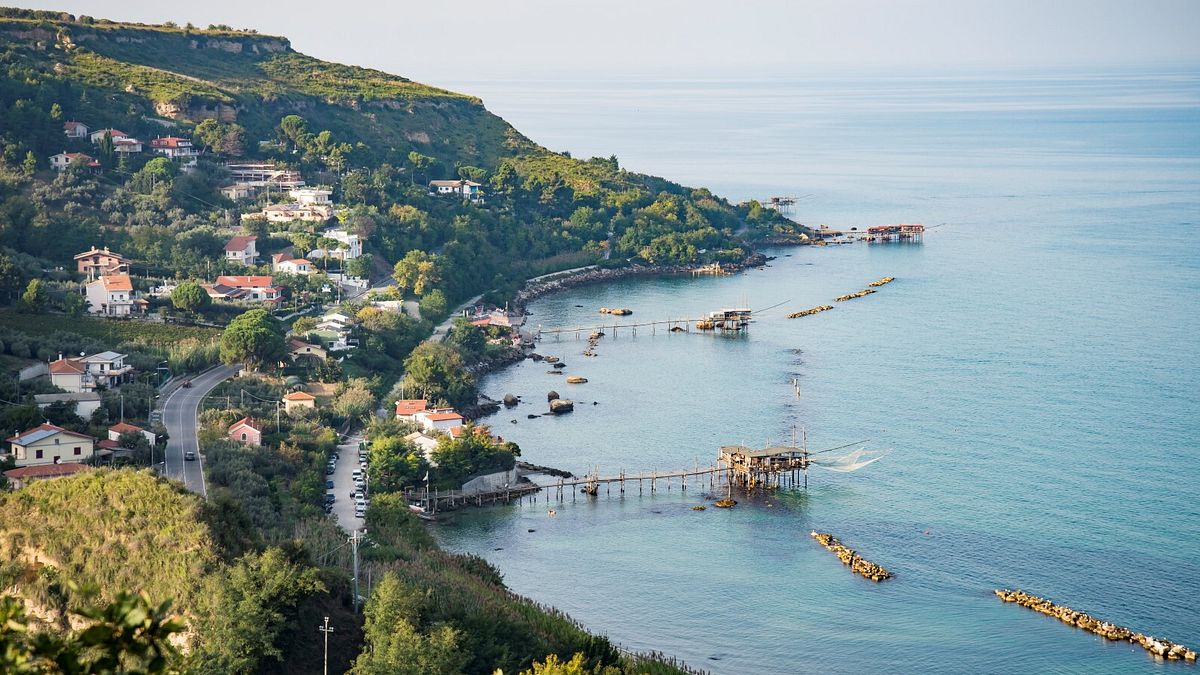 Vista sulla costa di Fossacesia