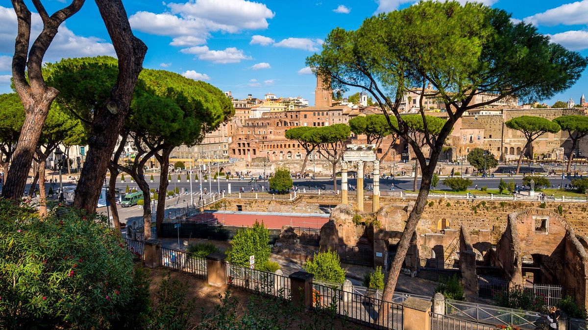 Campidoglio: vista sui Fori Romani