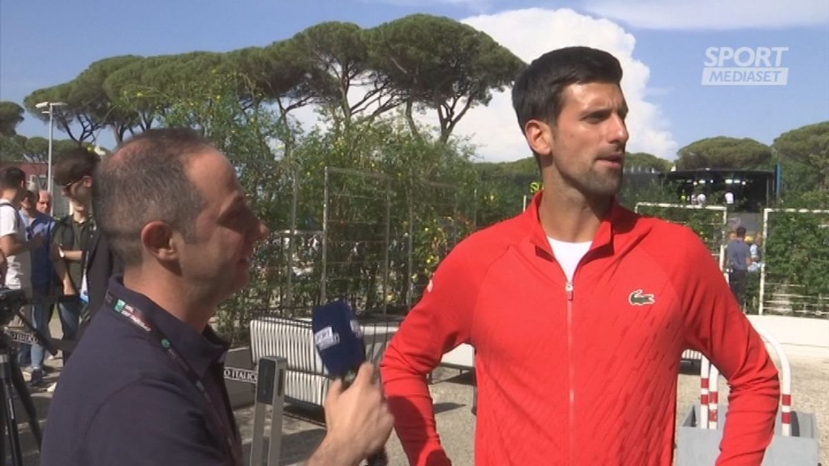 Djokovic: "Roma è importante per me. Io sono pronto"