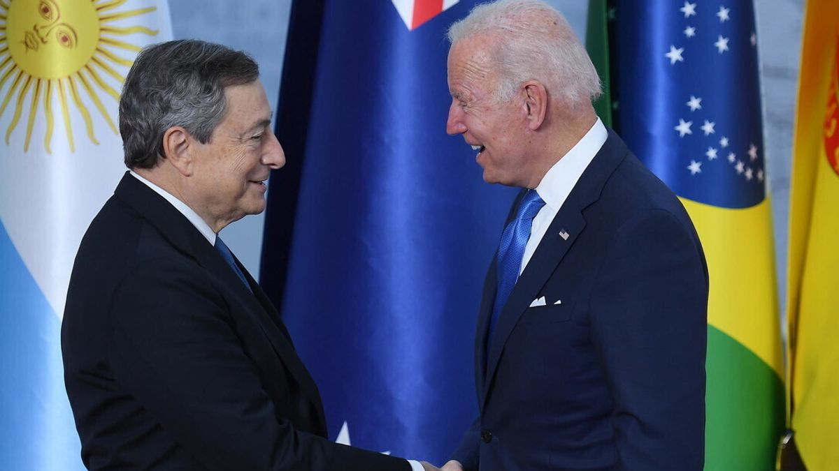  Draghi incontra il presidente Usa, Joe Biden