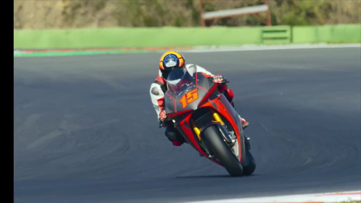 A Vallelunga il test ride con Alex De Angelis