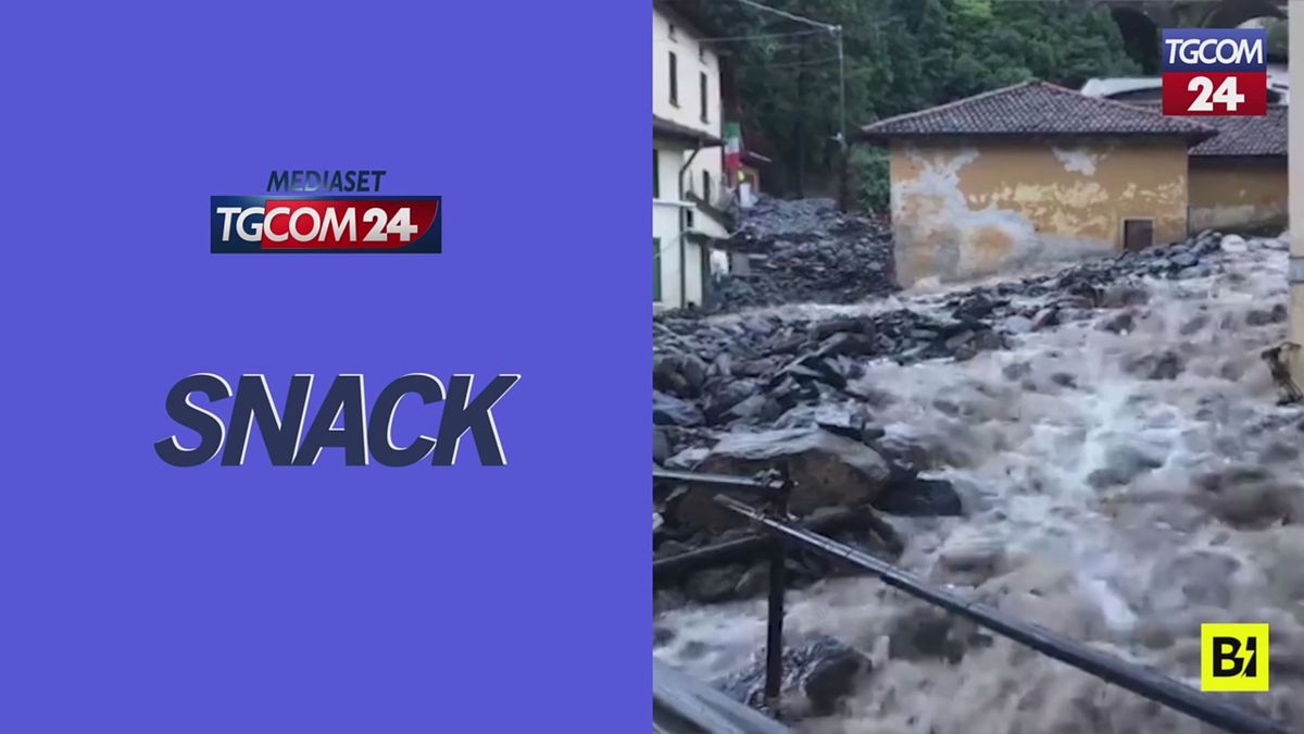 Alluvione nel Comasco, frane e smottamenti a Laglio e Nesso