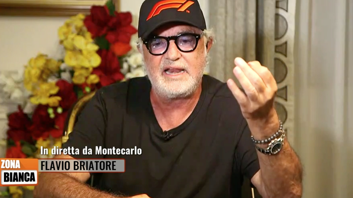  Flavio Briatore a "Zona Bianca" 