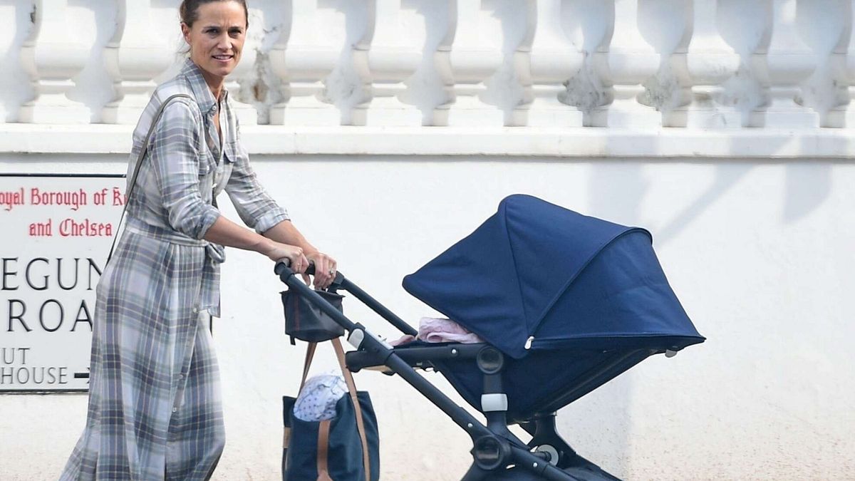 Pippa Middleton con la sua secondogenita (estate 2021)