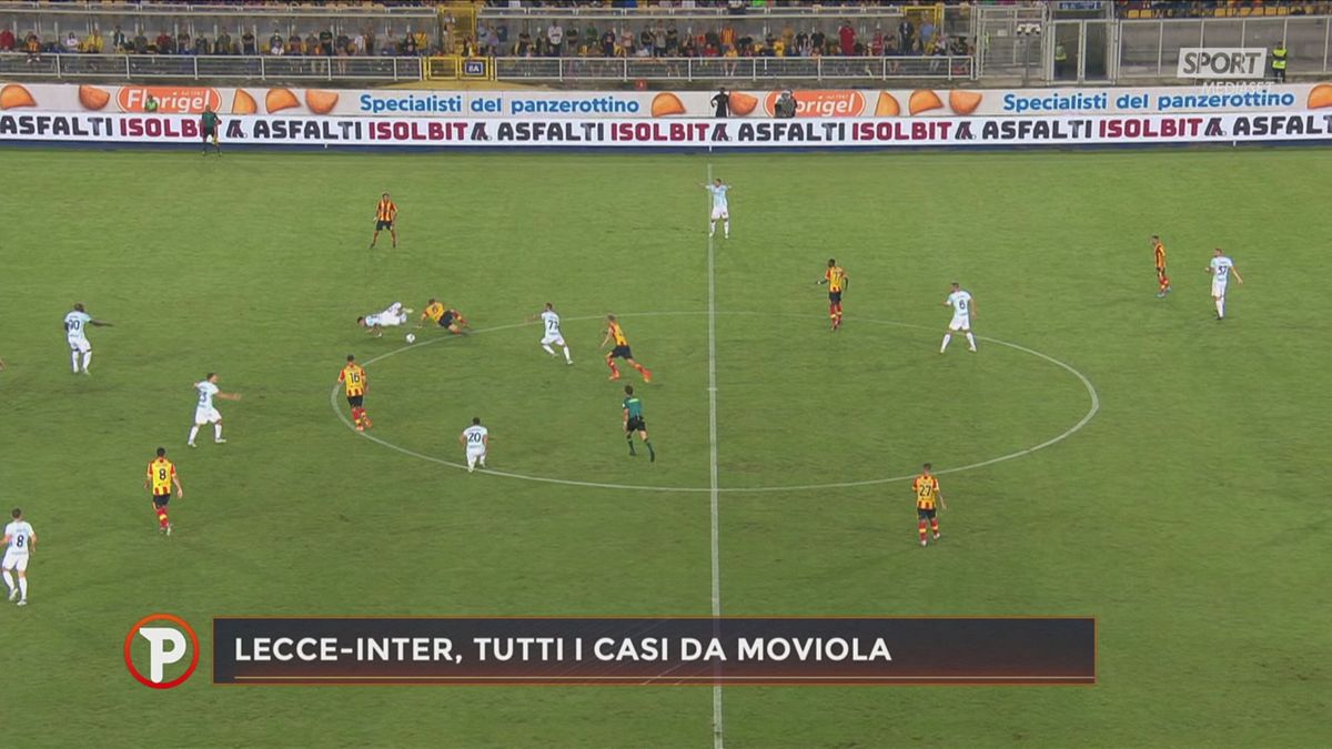 La moviola di Lecce-Inter: da rosso il fallo su Lautaro?