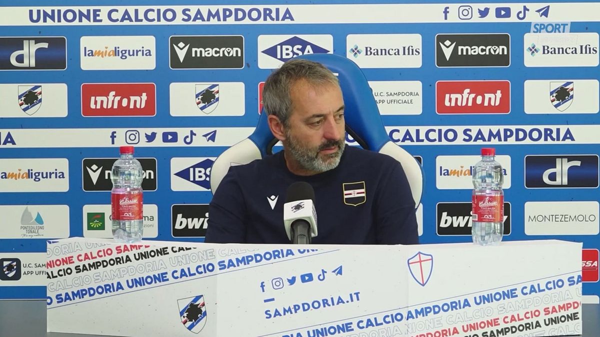 Giampaolo: "Partita difficile, ma non impossibile"