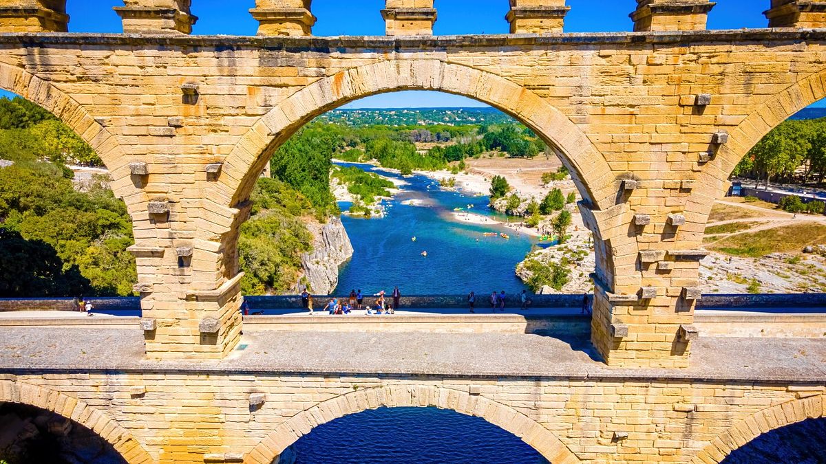  Pont du Gard, Nimes, Francia