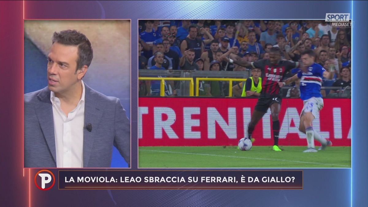 Sampdoria-Milan: corretta l'espulsione di Leao?