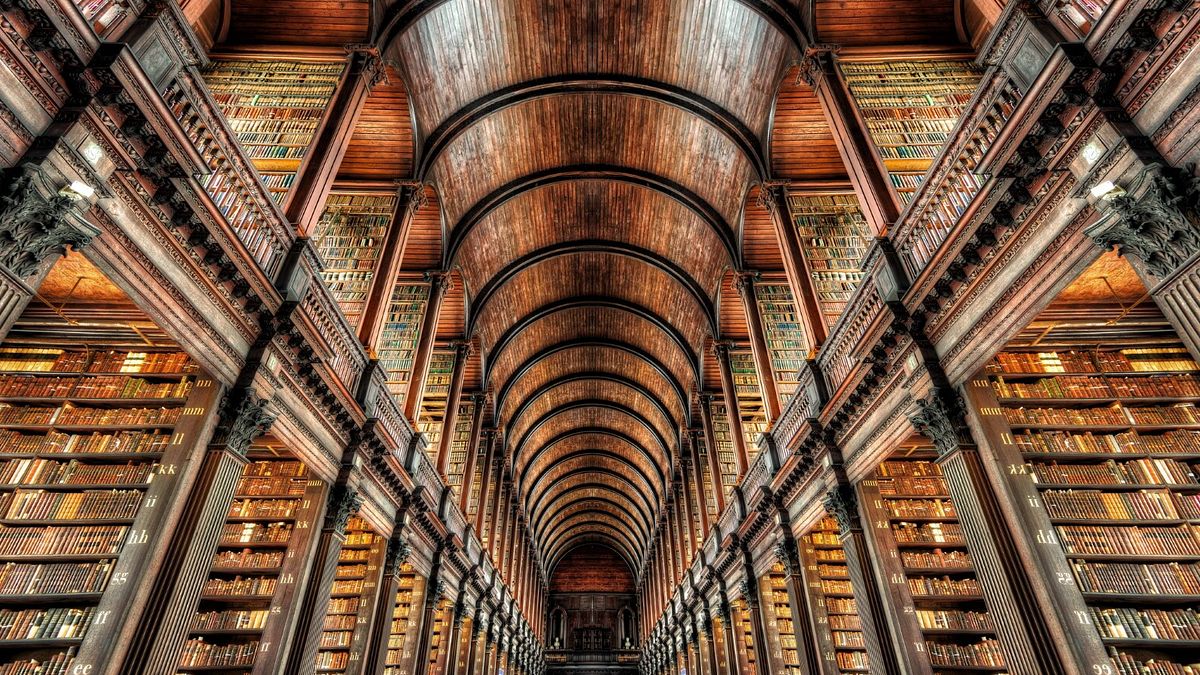  Trinity College Library, Dublino, Irlanda