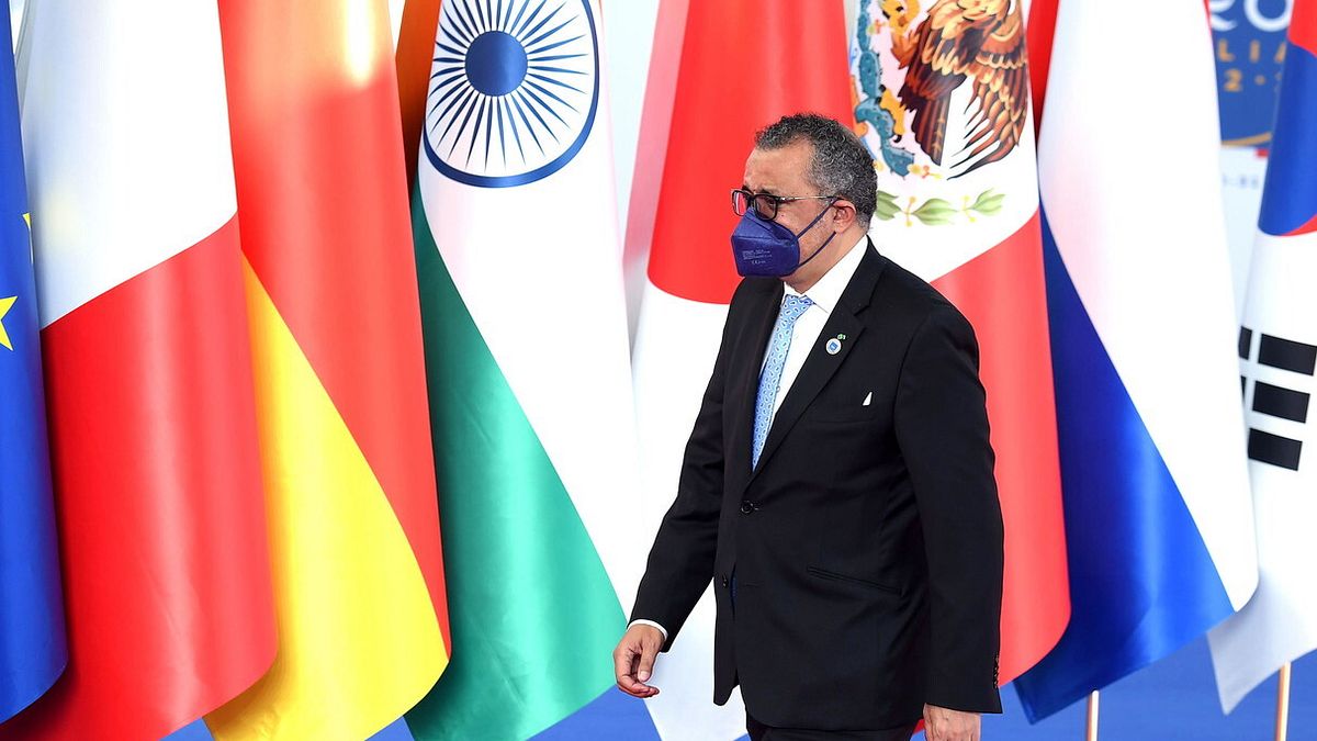 Il direttore generale dell'Organizzazione mondiale della Sanità, Tedros Adhanom Ghebreyesus