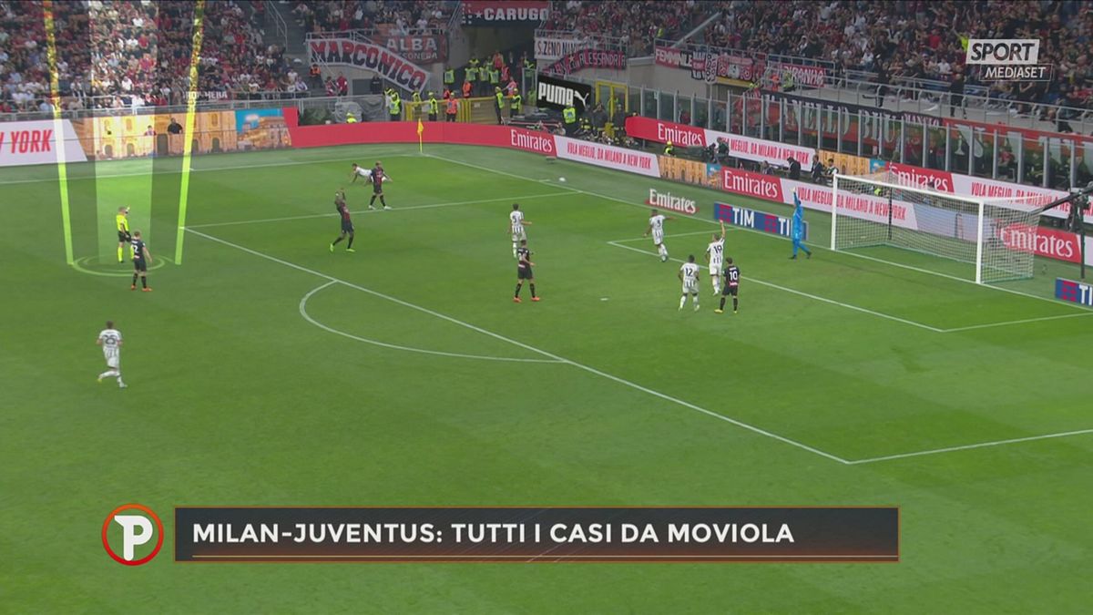 La moviola di Milan-Juve: da rigore il tocco di Vlahovic?