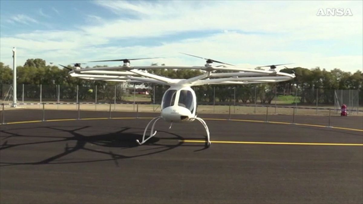 Volocopter, l'aerotaxi per Roma