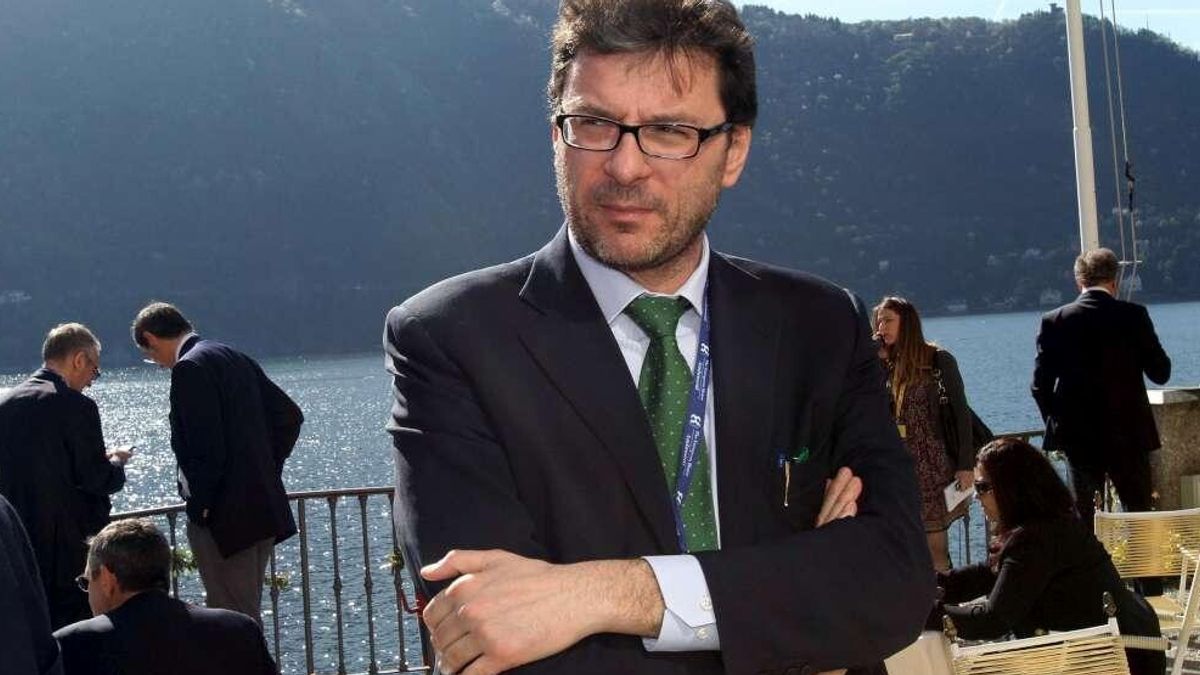 Giancarlo Giorgetti, capogruppo della Lega alla Camera