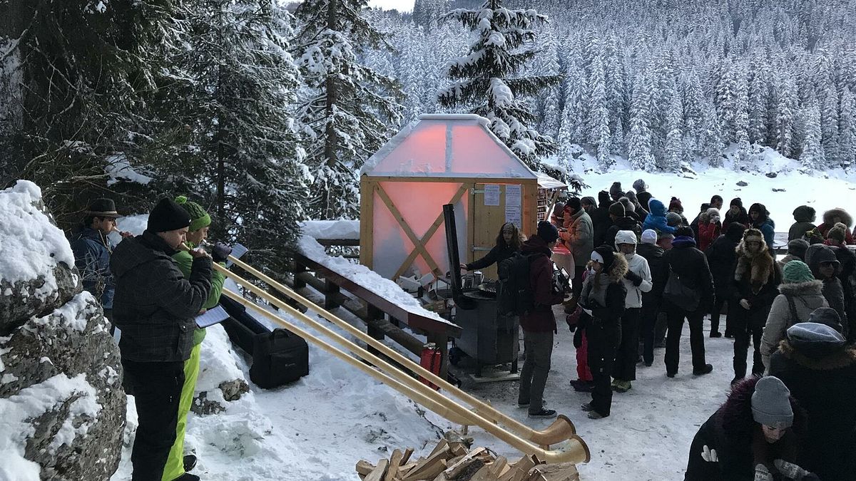 I concerti di corni delle Alpi sul Lago di Carezza