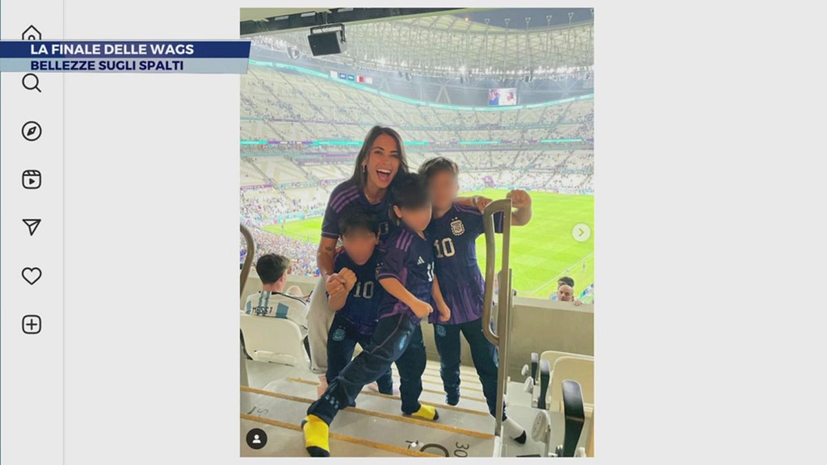 La finale delle WAGS: bellezze sugli spalti