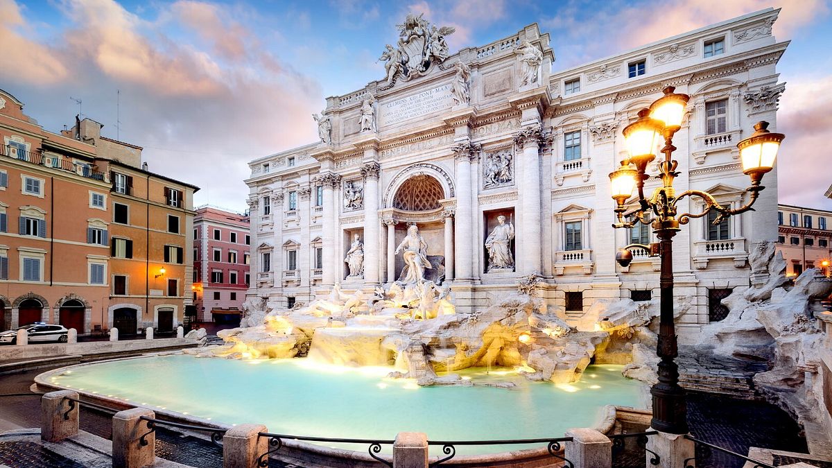 La Fontana di Trevi a Roma