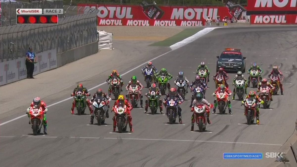 Superbike, gara 2 - Laguna Seca
