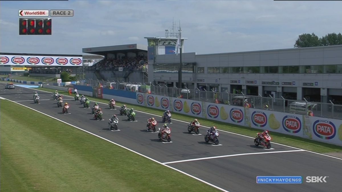 Sbk gara 2, Donington Park