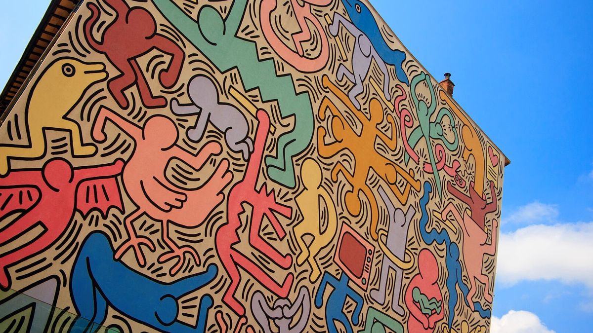  Tuttomondo, Keith Haring, Pisa 