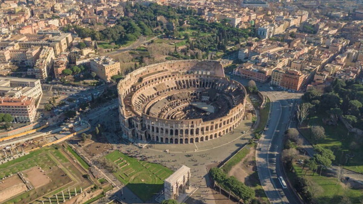 Roma e il Colosseo