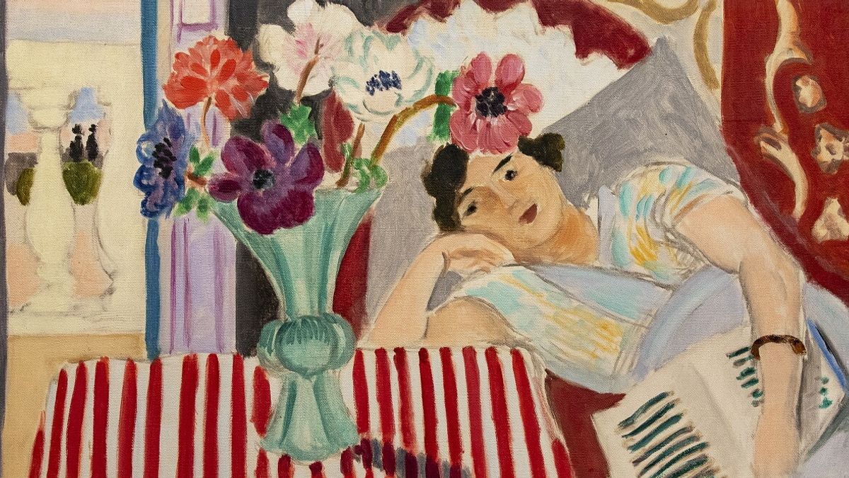  Matisse, Femme et anénomes