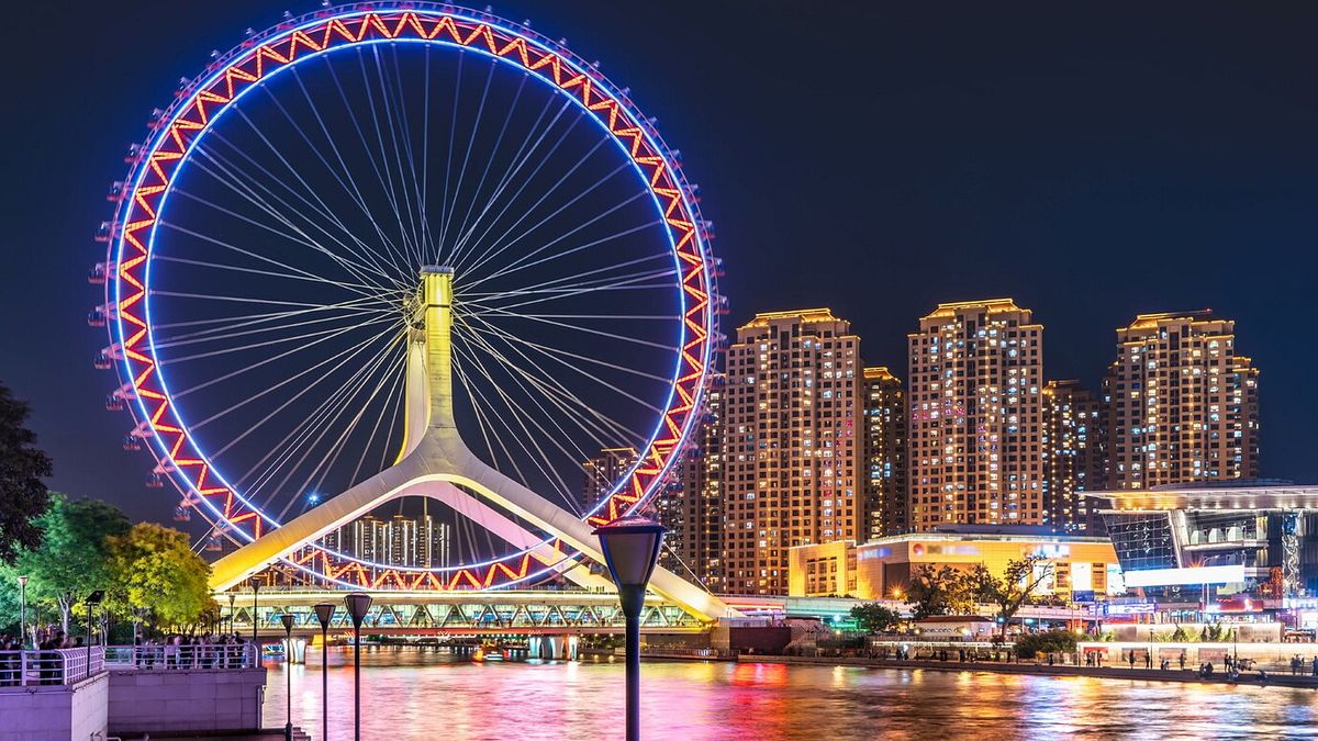  Tianjin Eye, Tianjin, Cina 