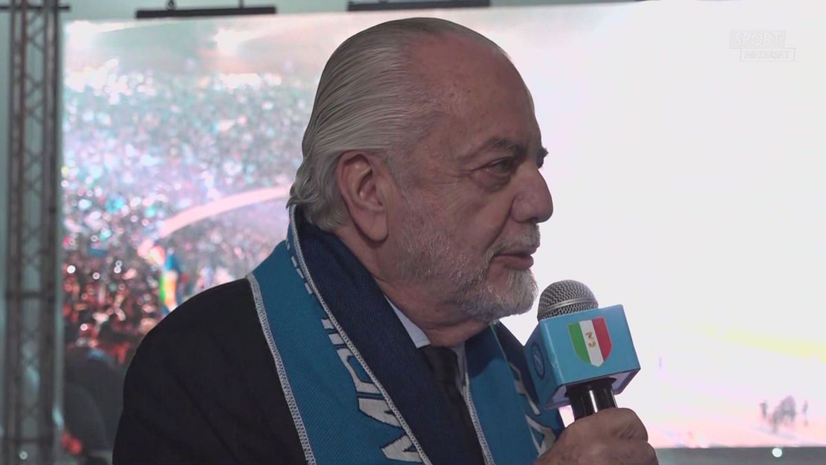 De Laurentiis: "Vogliamo rivincere lo scudetto, poi la Champions"