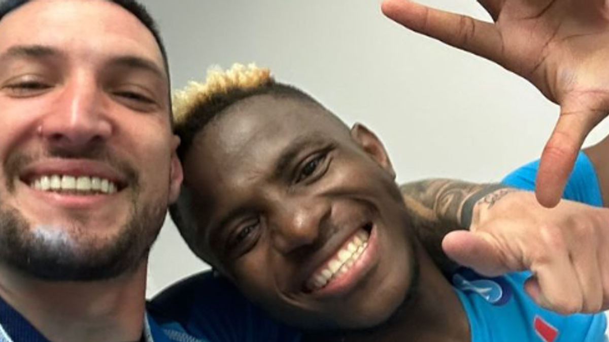 Matteo Politano e Victor Osimhen