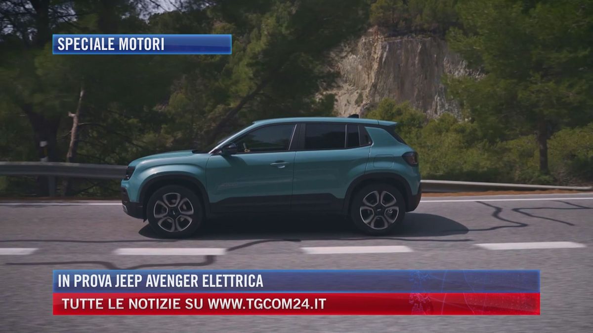 In prova Jeep Avenger elettrica