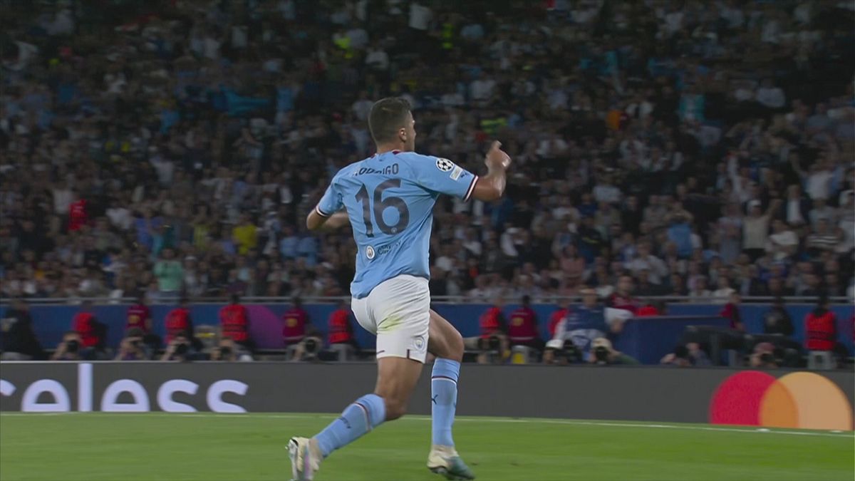 68' | Gol di Rodri (Manchester City-Inter 1-0)