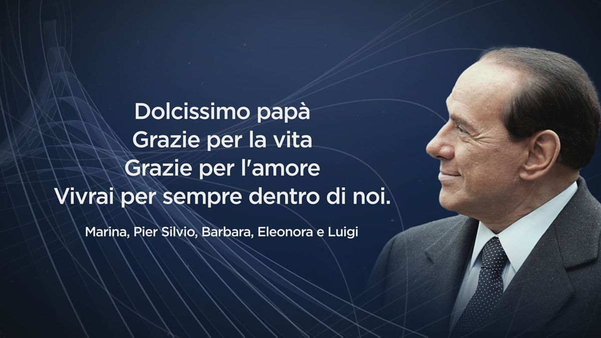 "Ciao papà": il commosso ricordo dei figli di Silvio Berlusconi