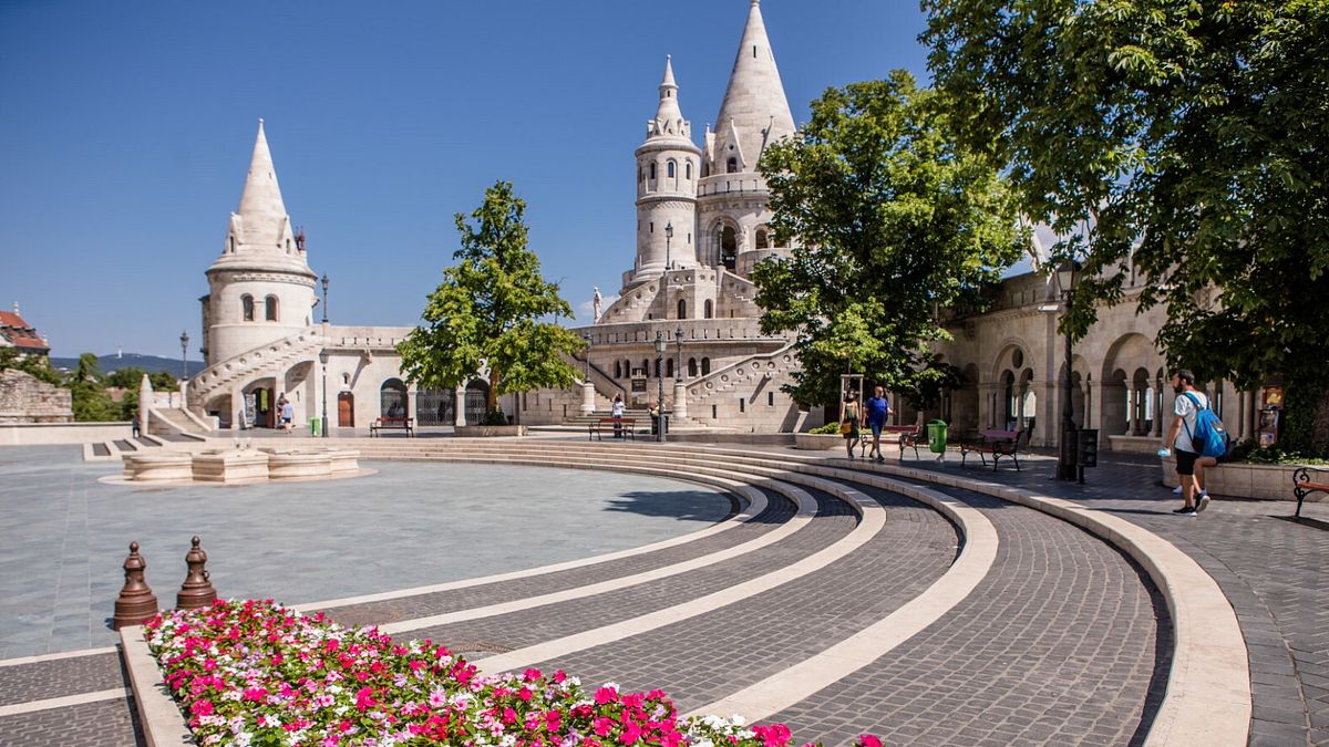 Il castello di Buda a Budapest 