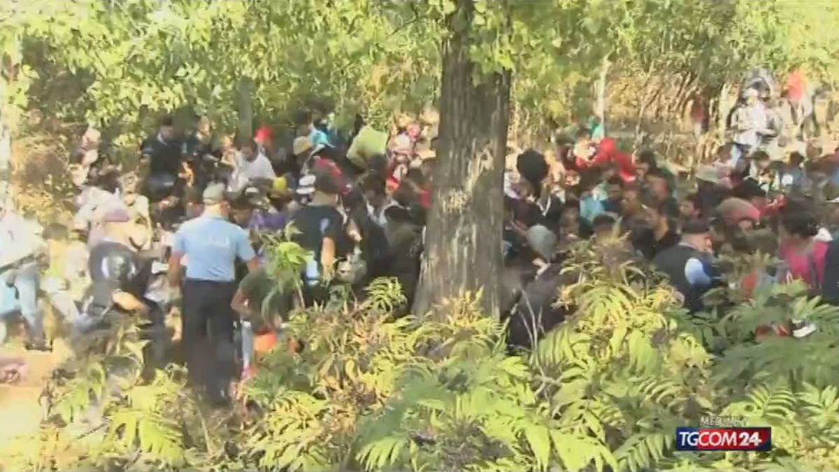 Croazia, 5mila migranti sfondano il cordone della polizia