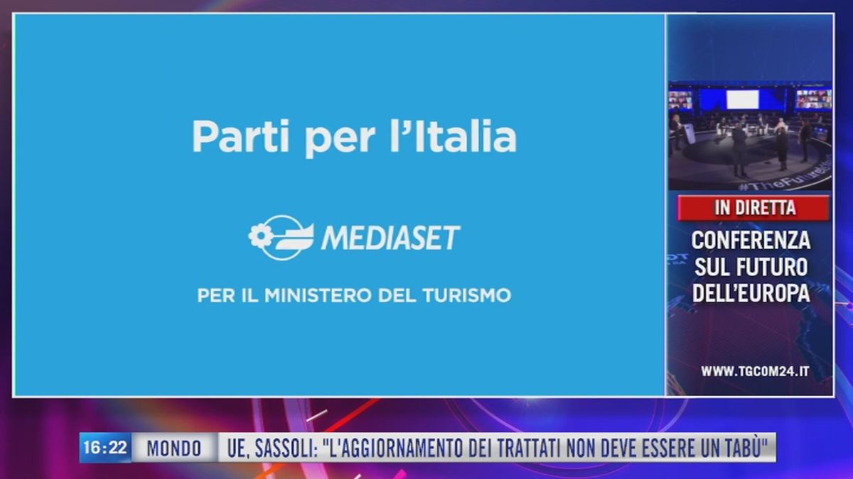 Parti per l'Italia con Mediaset