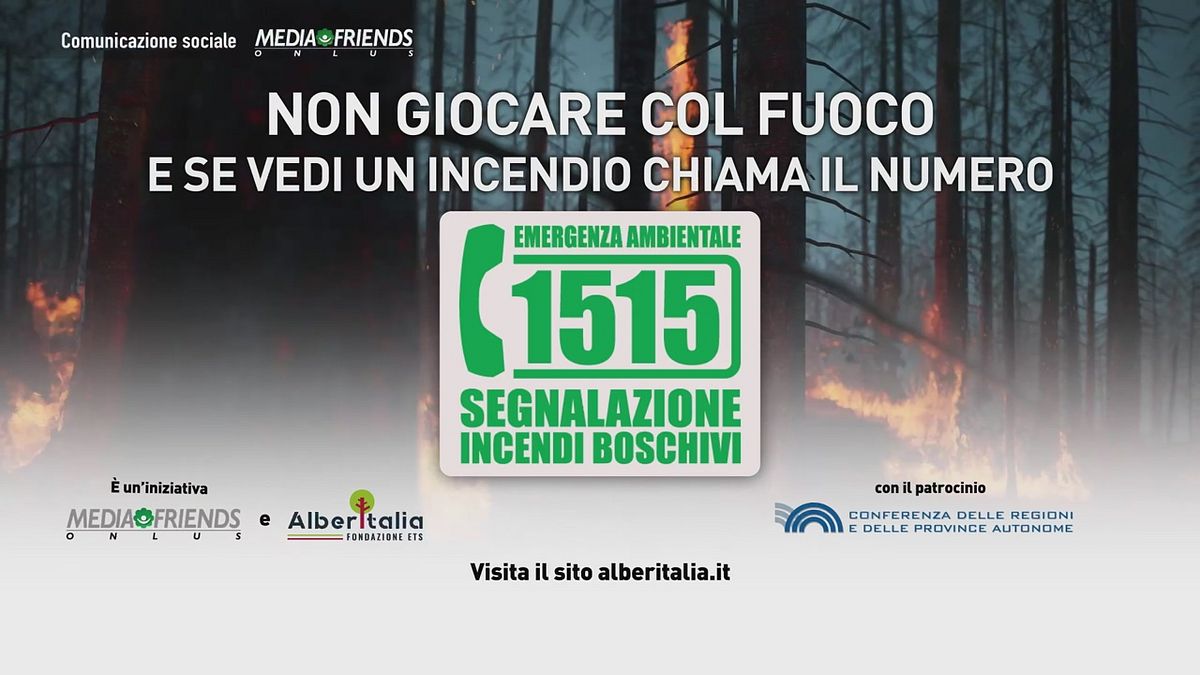 Non giocare col fuoco - spot campagna Mediafriends e Alberitalia