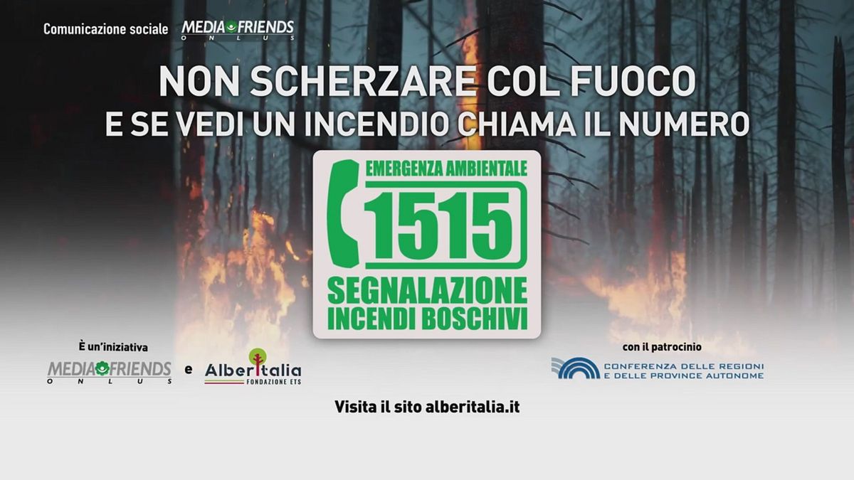 Non scherzare con il fuoco - spot campagna Mediafriends e Alberitalia