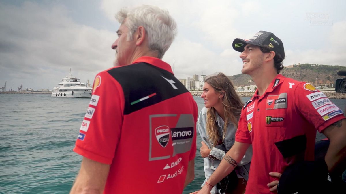 Bagnaia dalla MotoGP all'America's Cup