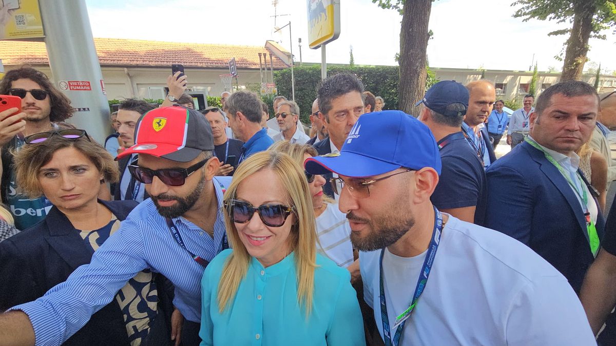  Giorgia Meloni all'autodromo di Monza 