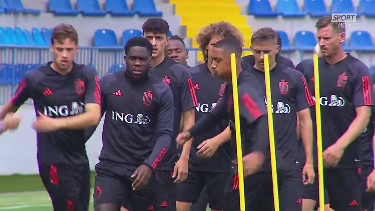 Lukaku si allena col Belgio tra sorrisi e scherzi