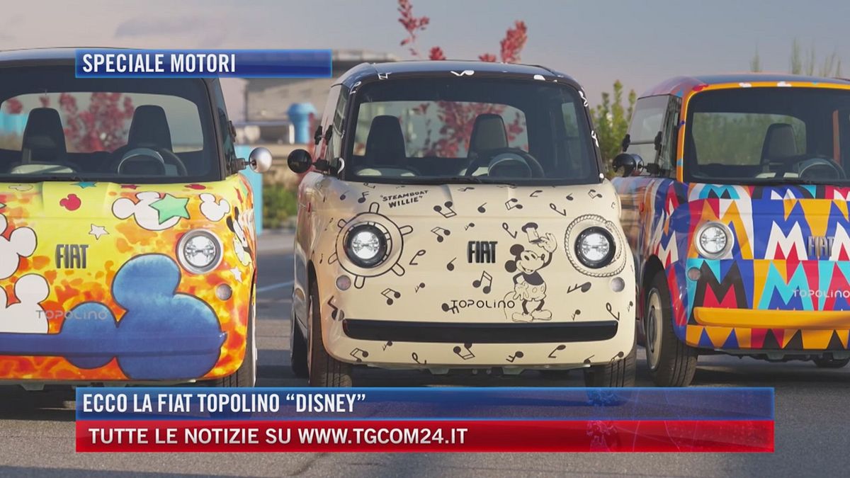 Ecco la Fiat Topolino "Disney"