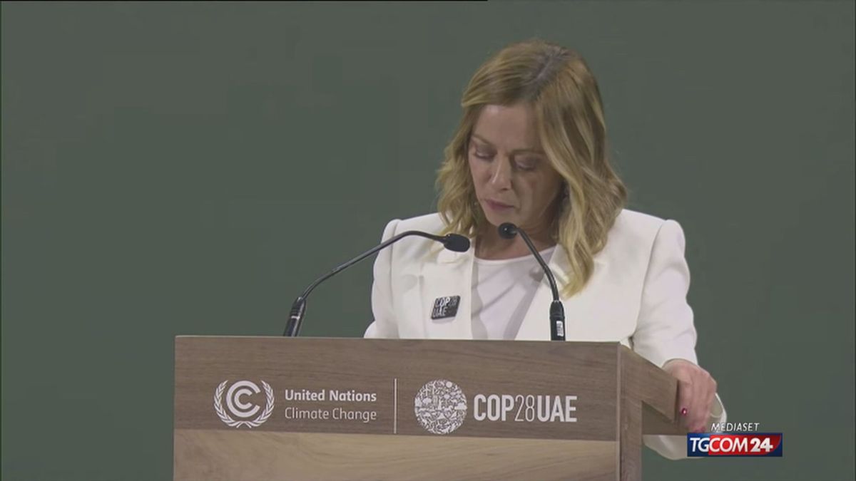 Cop28, Meloni: "No a cibi sintetici ai poveri e naturali ai ricchi"