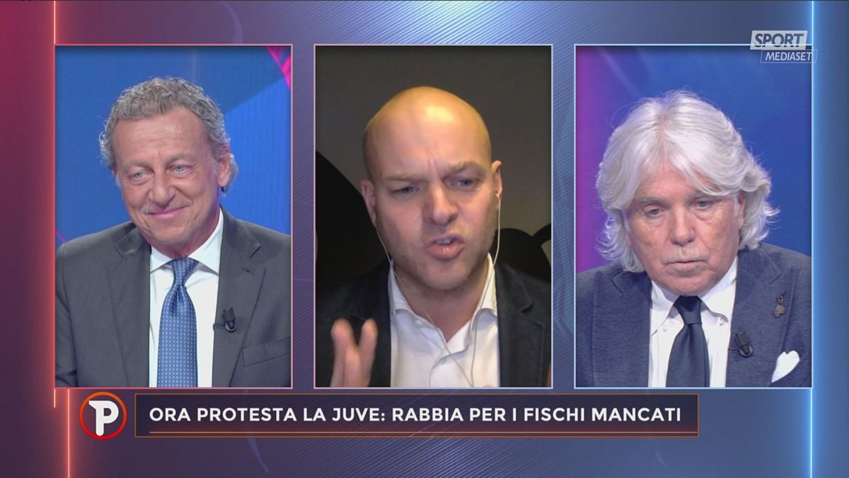 Zazzaroni: "Il Var introdotto (anche) per fermare la Juve". Rissa con Biasin