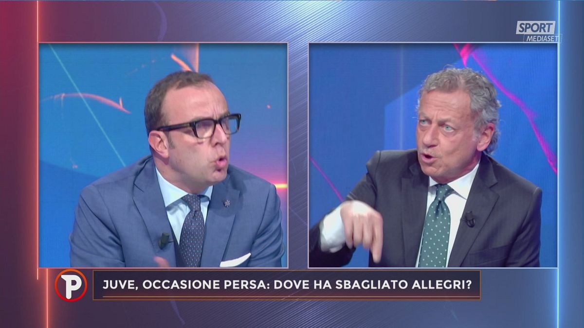 CLIP 4 La Juve e Allegri fanno discutere: lite furibonda tra Trevisani-Sabatini-Zazzaroni