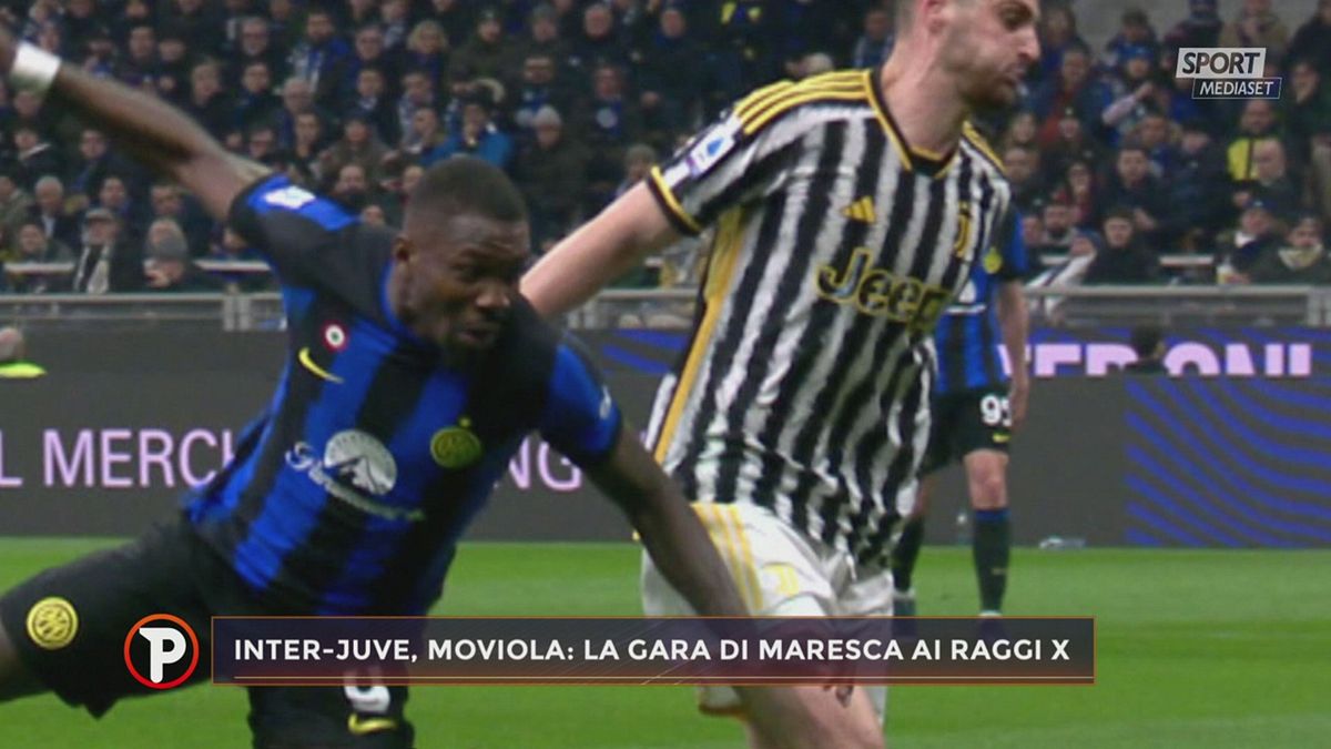 CLIP 4 La moviola di Inter-Juve: Cesari dà il voto all'arbitro Maresca