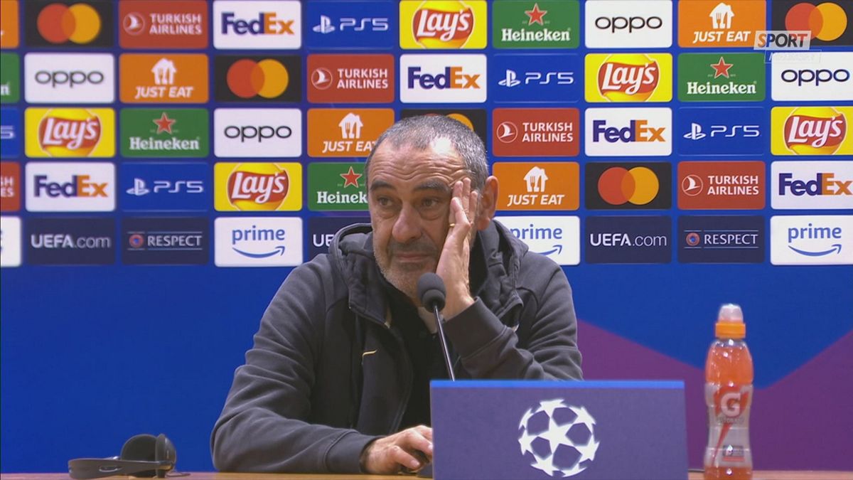 SARRI CONFERENZA SU FACCIA DA C***O 14/2 1