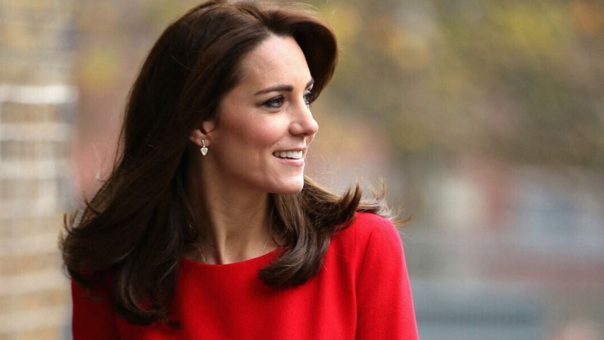 L'allora duchessa di Cambridge Kate Middleton durante la festa di Natale alla scuola Anna Freud Centre nel 2015