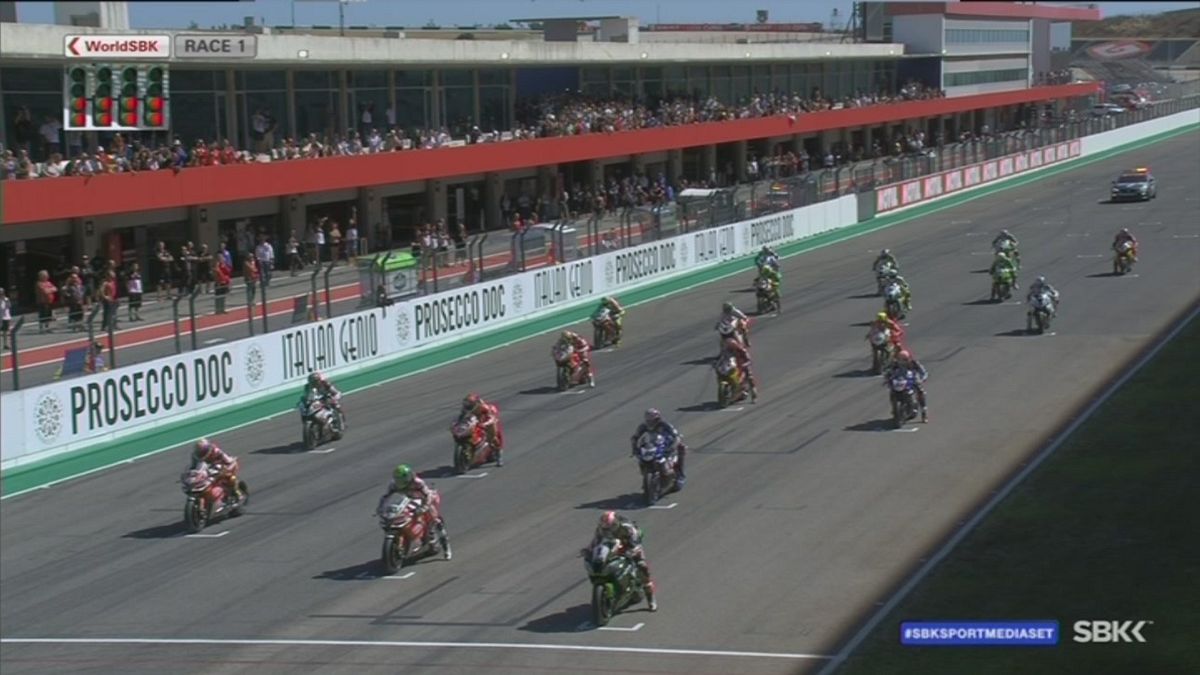 Superbike, gara 1 - Portimao, Portogallo